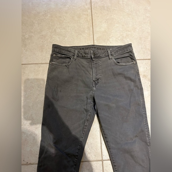 Men’s American eagle grey slim fit jeans size 36x32 - Picture 4 of 10